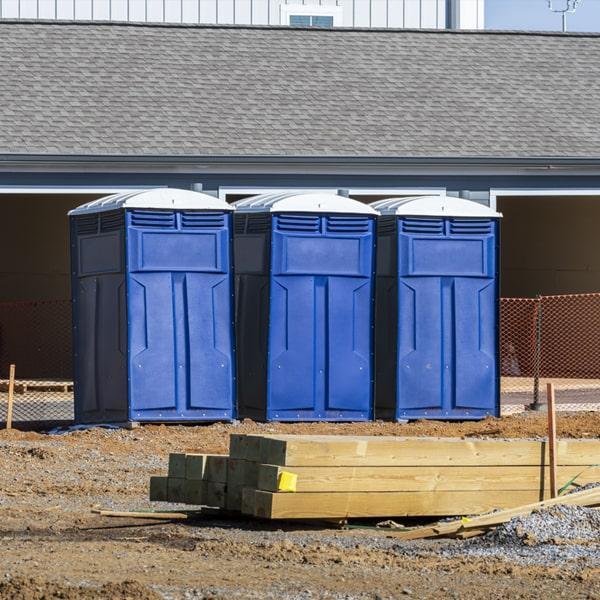 Heavy-duty construction site porta potty in McAlester, Oklahoma